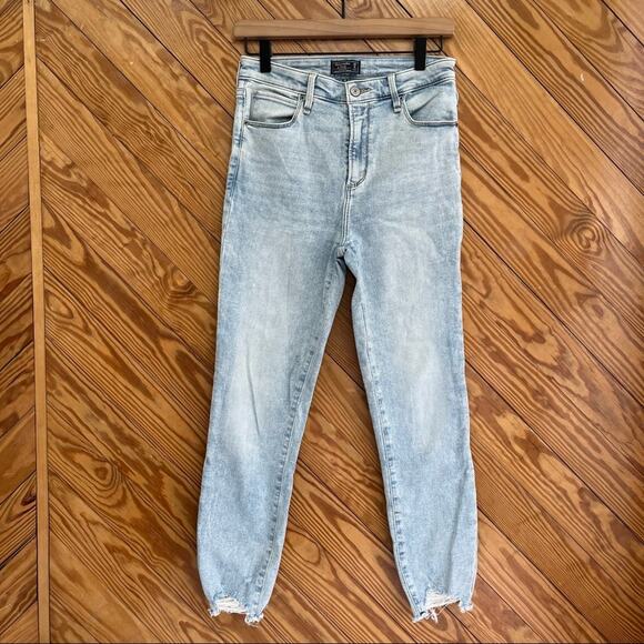 Abercrombie & Fitch High Rise Super Skinny Ankle Jean - Picture 8 of 9